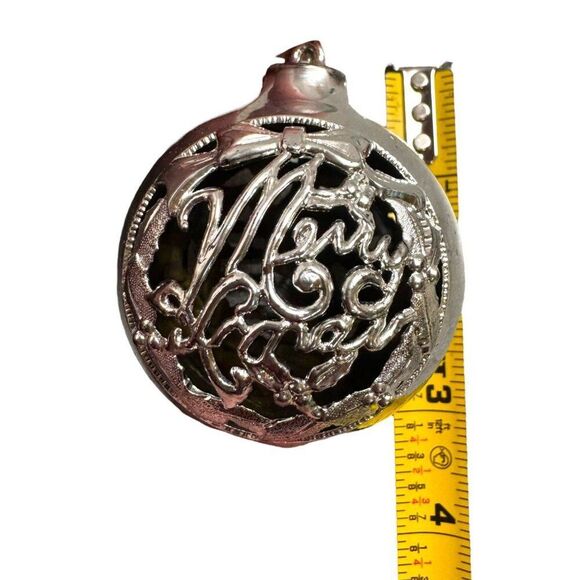 Vintage Bradford Unbreakable Christmas Ornaments Cut Out Indent Angel Set Of 2 - Picture 7 of 7